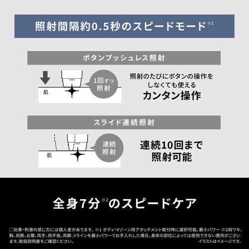 パナソニック ES-WP9B-H スムースエピ スキンクリア 光美容器 グレー_6