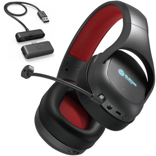 エレコム HS-GMW100BK 2.4GHzワイヤレスステレオゲーミングヘッドセット ブラック HSGMW100BKの通販は