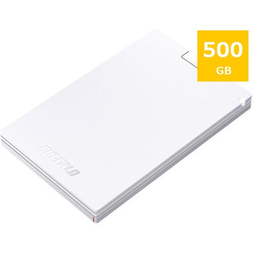 バッファロー SSD-PG500U3-WC SSD 500GB 白