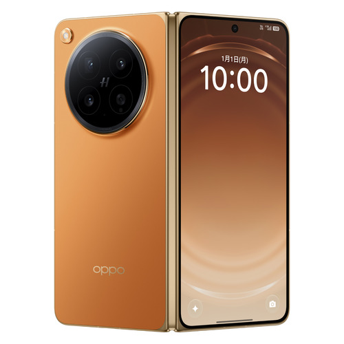 ★SUH OPPO CPH2765 OR OPPO Find N6 折り畳みスマホ Snapdragon 8 Elite Gen 5搭載 16GB メモリ 512GB ストレージ ブロッサムオレンジ