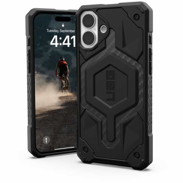 プリンストン iPhone 16 Plus用 MONARCH PRO カーボンファイバー UAG-RIPH24LB-PMS-CF