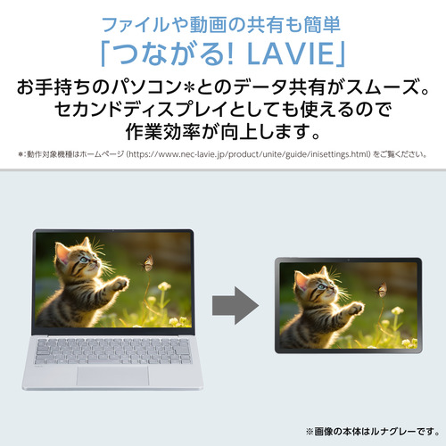 NEC PC-T1175LAS 11型 Android タブレット WQXGA液晶 8GBメモリ 256GBストレージ ルナグレー_6