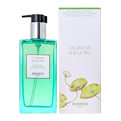 エルメス HERMES ナイルの庭 ヘア＆ボディ シャワージェル 200ml 【在庫あり】【送料無料】