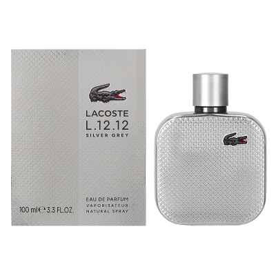 ラコステ LACOSTE L.12.12 シルバー グレイ オードパルファム EDP SP 100ml 【香水】【在庫あり】【送料無料】