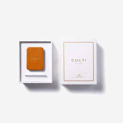 クルティ CULTI カーディフューザー レザー オレンジ THE テ 【在庫あり】【送料無料】