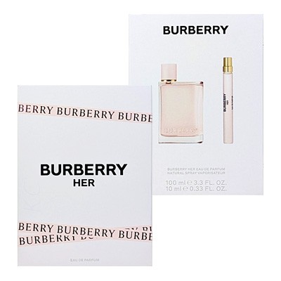 バーバリー BURBERRY バーバリー ハー オードパルファム 2P コフレセット ギフト EDP100ml＋10ml 【香水】【在庫あり】【送料無料】