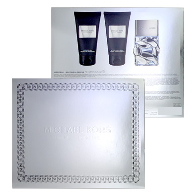 マイケルコース MICHAEL KORS プールオム 3P コフレセット EDP50ml＋シャワージェル50ml＋アフターシェーブバーム50ml 【香水】【在庫あり】【送料無料】