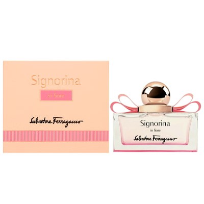 サルヴァトーレ フェラガモ Ferragamo シニョリーナ イン フィオーレ B級品 アウトレット EDT SP 100ml 【訳あり香水】【在庫あり】【送料無料】