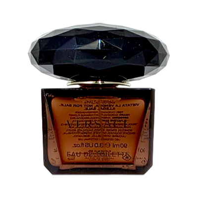 ヴェルサーチ VERSACE クリスタル ノワール テスター EDT SP 90ml 【訳あり香水】【在庫あり】【送料無料】