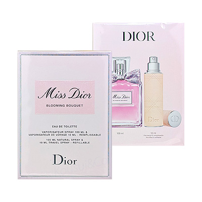 クリスチャン ディオール CHRISTIAN DIOR ミス ディオール ブルーミングブーケ 2P コフレセット EDT100ml+トラベルスプレー10ml 【香水】【在庫あり】【送料無料】