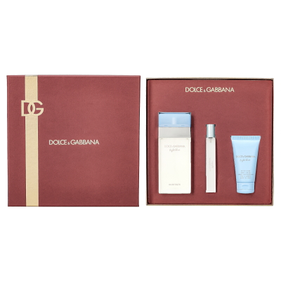 ドルチェ＆ガッバーナ DOLCE＆GABBANA D＆G ライトブルー ホリデーコフレ2 セット EDT100ml＋EDT10ml＋BC50ml 【香水】【在庫あり】【送料無料】