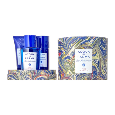 アクア ディ パルマ ACQUA DI PARMA ブルー メディテラネオ フィーコ 3P ホリデーコフレ ギフトセット EDT75ml＋SG40ml＋BL50ml 【香水】【在庫あり】【送料無料】