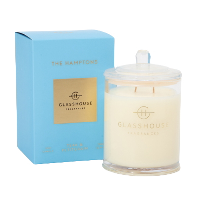 グラスハウス GLASSHOUSE アロマキャンドル ラージ ハンプトン 380g ホームフレグランス 【在庫あり】【送料無料】の通販は 6,688円