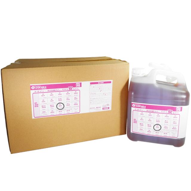 （訳あり 5L ×4缶セット） ワケあり エンジンオイル SP 0W-16 (100％化学合成油) 5L×4缶(1ケース プラスチック缶・ノズル付) 日本製 格の通販は