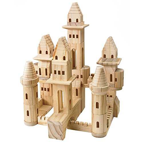 wooden castle building blocks