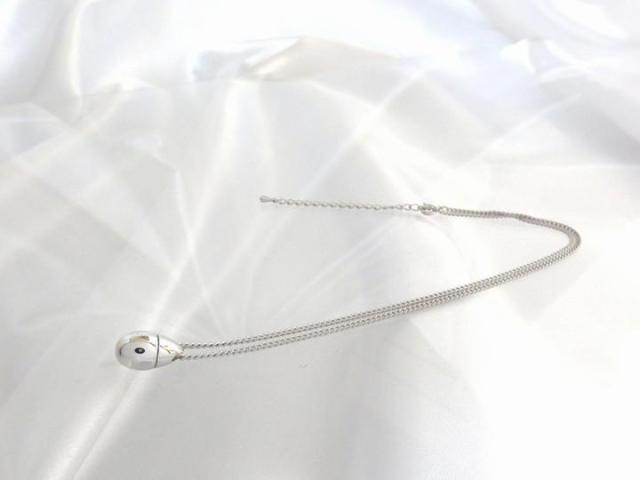 遺骨ペンダント メモリアルペンダント ティアドロップ チェーン2mmタイプの通販は