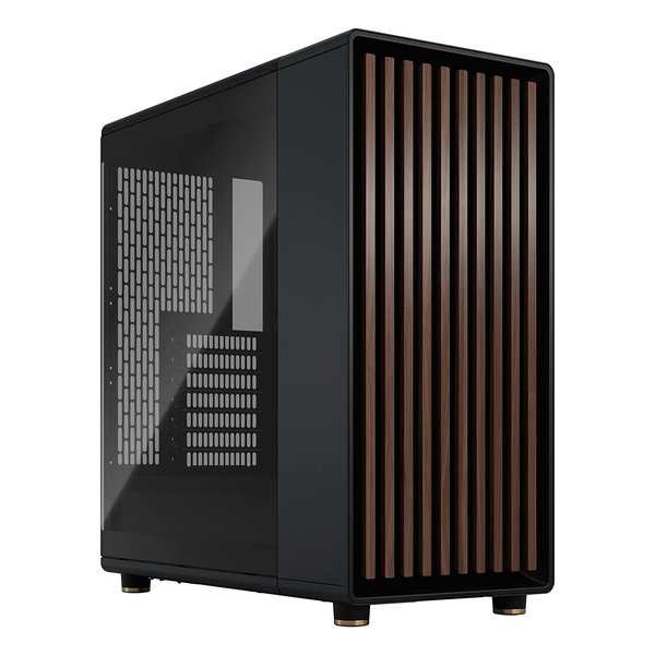 Fractal Design フラクタルデザイン ミドルタワーPCケース North Charcoal Black TG Dark FD-C-NOR1C-02 (2558974) 代引不可 送料無料