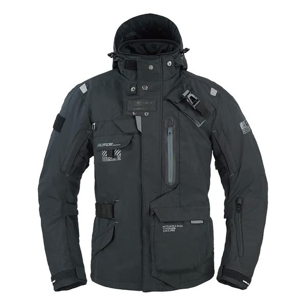 ROUGH&ROAD  ラフアンドロード R&R ウォーターシールドコマンドジャケット ブラック Lサイズ RR7252BK3 (2546269)  送料無料の通販は