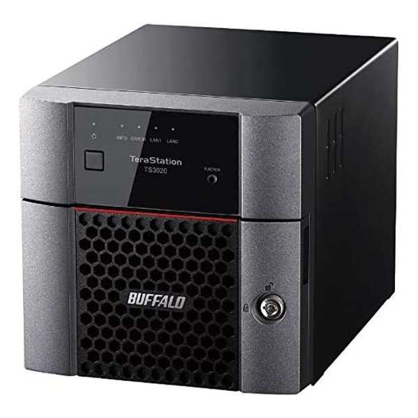 BUFFALO バッファロー TeraStation TS3220DNシリーズ 2ベイデスクトップNAS 2TB TS3220DN0202 (2556540) 代引不可 送料無料