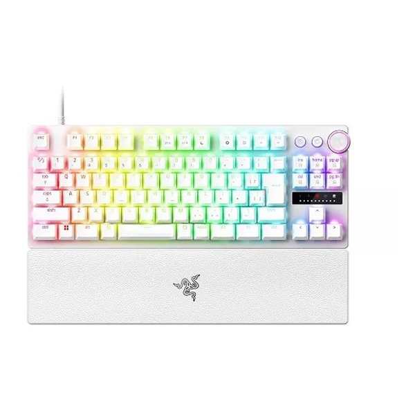 Razer レーザー Huntsman V3 Pro Tenkeyless JP ホワイトエディション RZ03-04981800-R3J1 (2613481) 送料無料