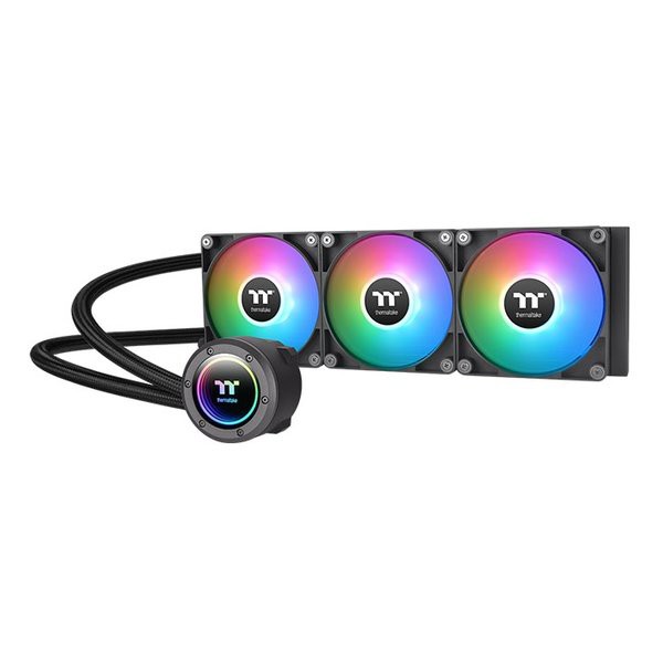 Thermaltake サーマルテイク TH360 ARGB Sync V2 CPU 水冷クーラー ブラック 360cm RGB CL-W362-PL12SW-A (2588654) 代引不可 送料無料