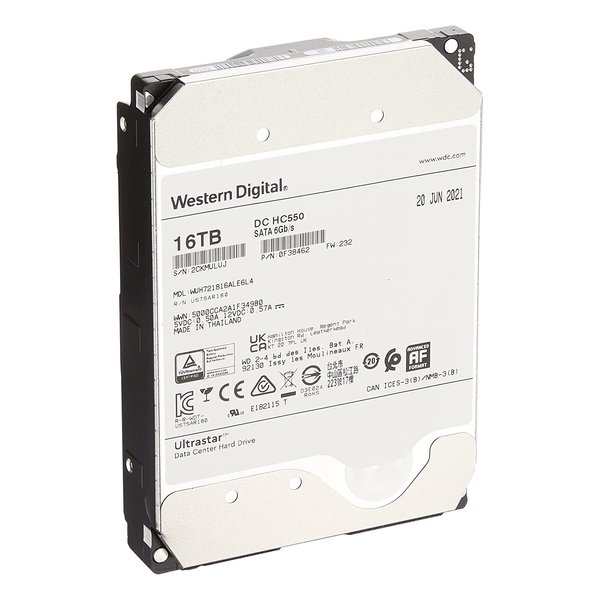 Western Digital ウエスタンデジタル 3.5インチ 内蔵HDD HDD 16TB WUH721816ALE6L4 WUH721816ALE6L4 (2566815) 代引不可 送料無料