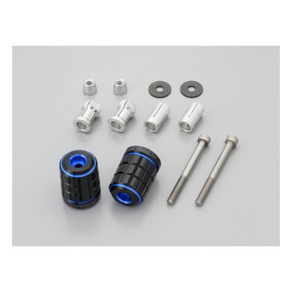 DAYTONA  デイトナ バーエンド スズキ / 汎用 ハンドル内径φ14-19  BRICK ブルー 37377 (2571551)  代引不可 送料無料の通販はハンドル周り