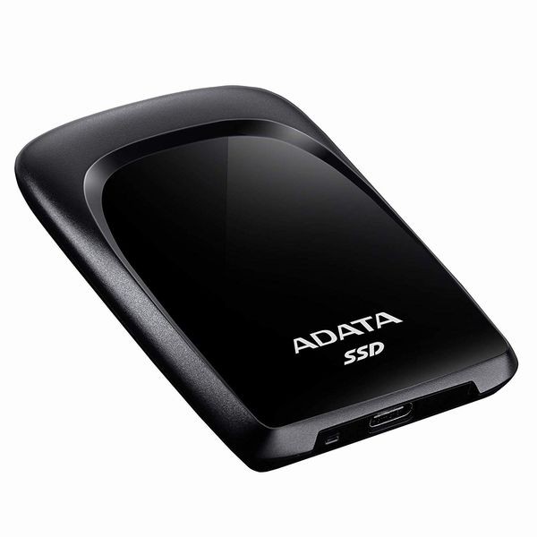 ADATA  エイデータ ポータブルSSD 960GB ブラック ASC680960GU32G2CBK (2485692)  送料無料の通販は