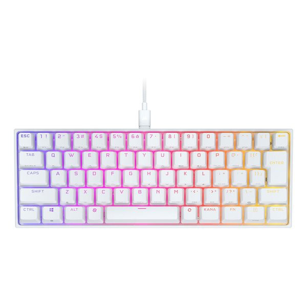 CORSAIR コルセア キーボード K65 RGB MINI CherryMX SPEED White 日本レイアウト CH-9194114-JP (2520825) 代引不可 送料無料