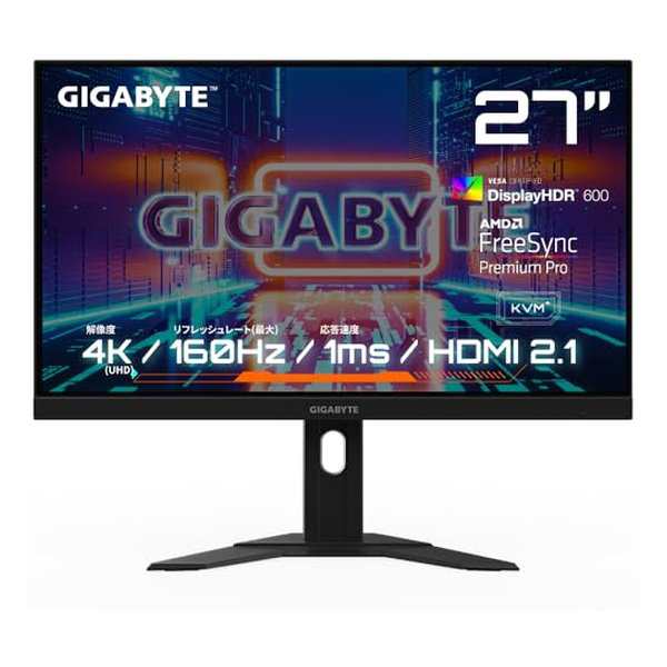 GIGABYTE ギガバイト M27U (2587147) 代引不可 送料無料