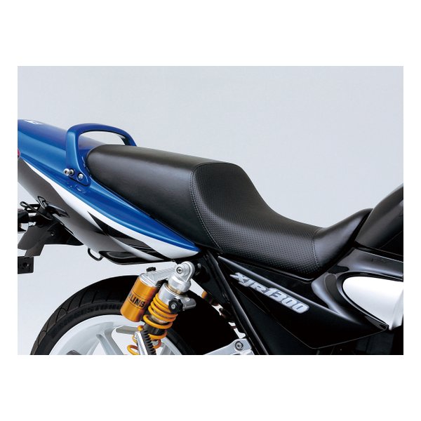 goods タンデムチョッパーシート　タックロール sr400/500用 goodsショッピングサイト/商品詳細 タンデムチョッパーシート