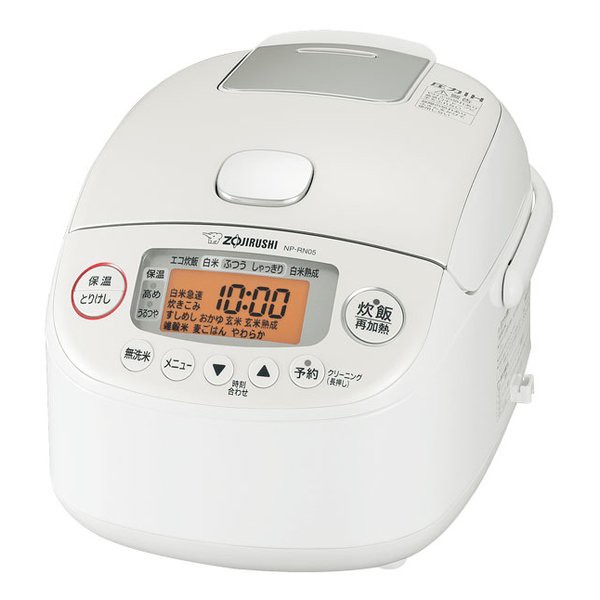 zojirushi 象印マホービン ゾウジルシ 圧力IH炊飯ジャー 極め炊き ホワイト 3合 /圧力IH NP-RN05-WA (2539743) 送料無料の通販は
