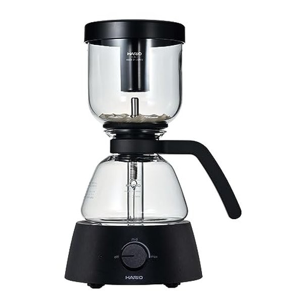 HARIO ハリオ Electric Coffee Syphon 実用容量 360mL 3杯用 ブラック ECA-3-B (2588722) 送料無料