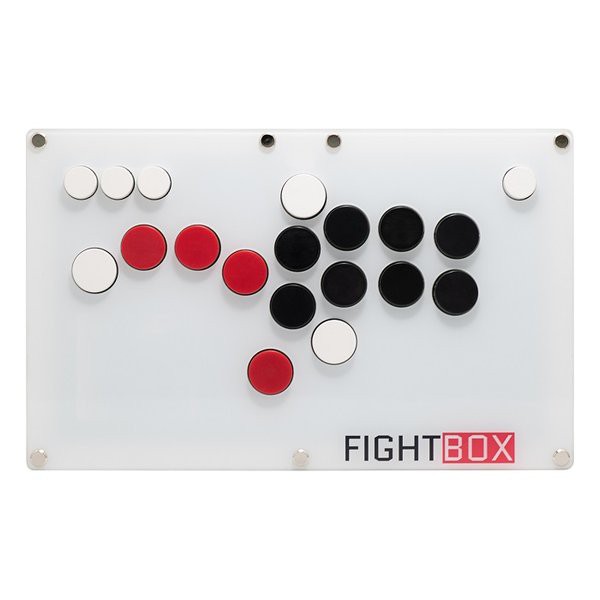 FightBox（ファイトボックス） FightBox B10 オールボタン レバーレス アケコン B10-PC-W (2609135) 送料無料