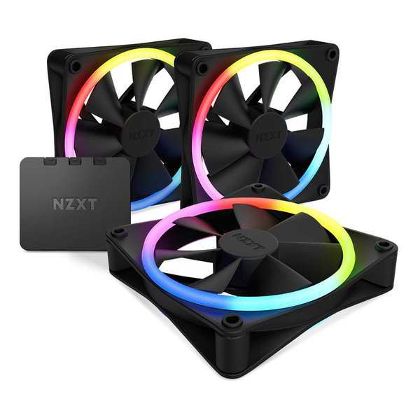 NZXT エヌズィーエックスティー F120 RGB DUO トリプルパック ブラック RF-D12TF-B1 RF-D12TF-B1 (2570020) 代引不可 送料無料