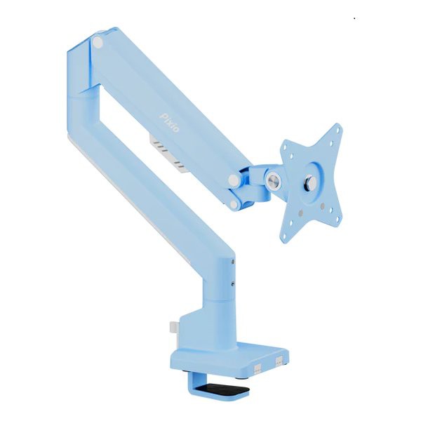 Pixio ピクシオ PSW1S Monitor Arm Single Pastel Blue モニターアーム PSW1SBL-O (2615247) 送料無料