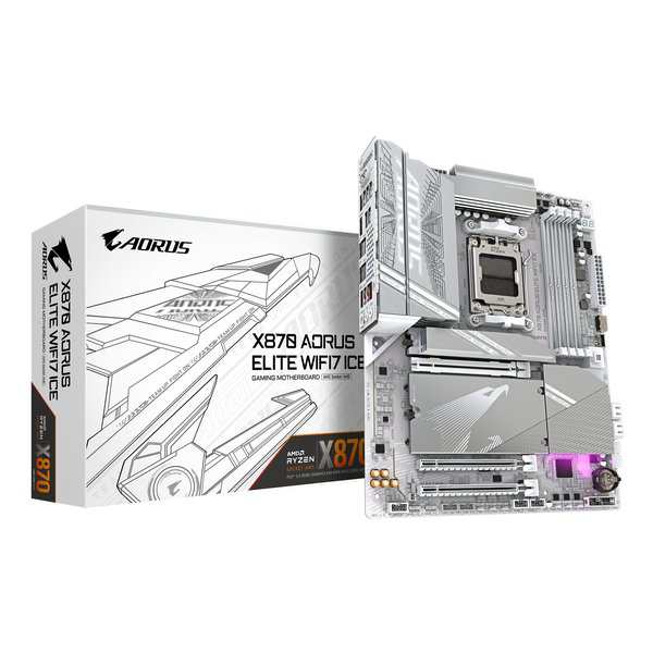 GIGABYTE ギガバイト X870 AORUS ELITE WIFI7 ICE マザーボード X870 A ELITE WF7 ICE (2623452) 送料無料