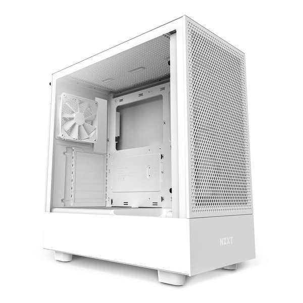 NZXT エヌズィーエックスティー H5 FLOW ホワイト CC-H51FW-01 (2560387) 送料無料