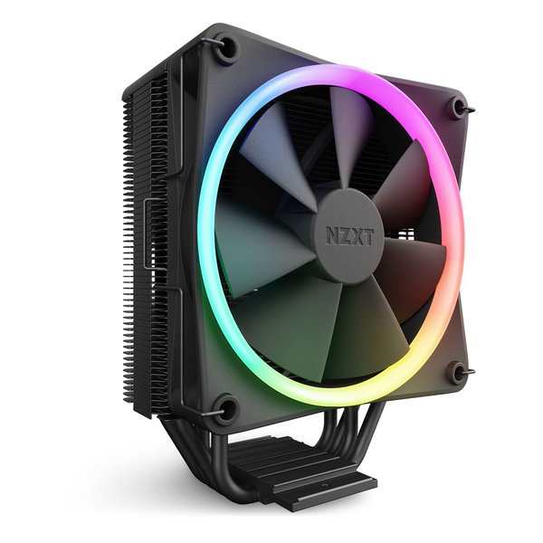 NZXT エヌズィーエックスティー サイドフロー型 CPUクーラーRGBファンモデル ブラック RC-TR120-B1 (2563110) 代引不可 送料無料