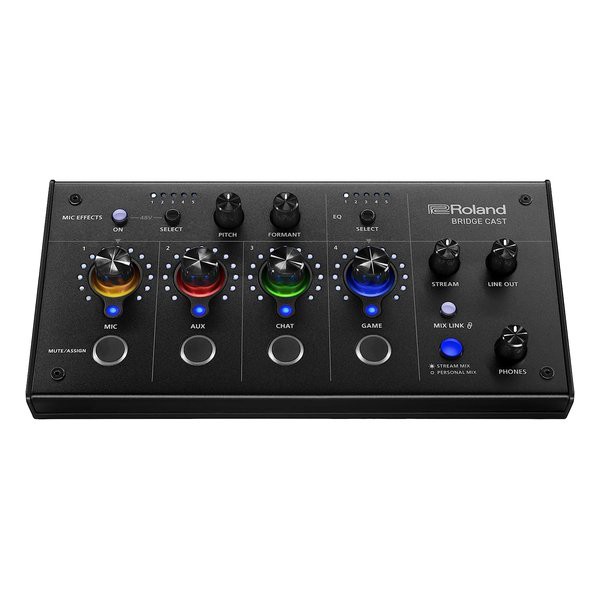 Roland ローランド ゲーミングDAC Dual Bus Gaming Audio Mixer BRIDGE CAST (2576486) 送料無料