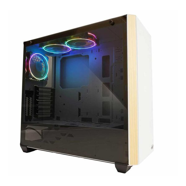 InWin インウィン 216-PureWhite ミドルタワーPCケース ピュア・ホワイトエディション CS-216-3ASP120 (2515039) 送料無料