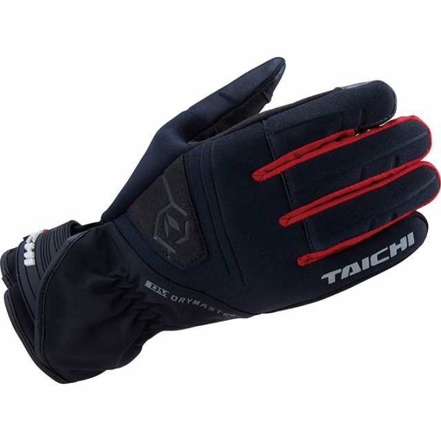 RS-Taichi  アールエスタイチ DRYMASTER-FIT レイングローブ  ブラック×レッド / Mサイズ RST449BKRDM (2466828)  代引不可 送料無料の通販は