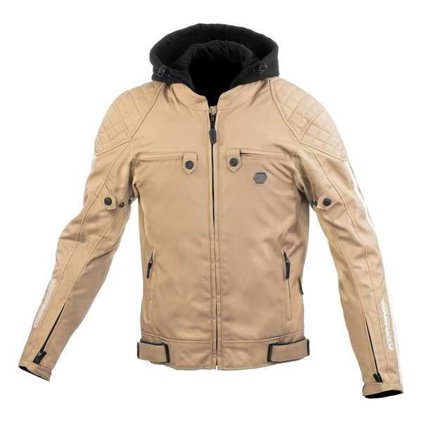 KOMINE コミネ バイク用 プロテクトウインターパーカ ベージュ メンズ XLサイズ JK-614 07-614/BEIGE/XL  (2552378) 送料無料｜au PAY マーケット