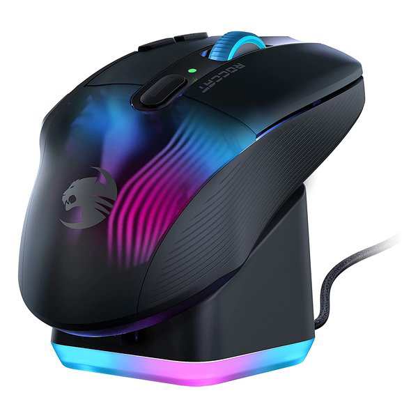 ROCCAT ロキャット Kone XP Air ブラック Kone XP Air 充電ドック付き