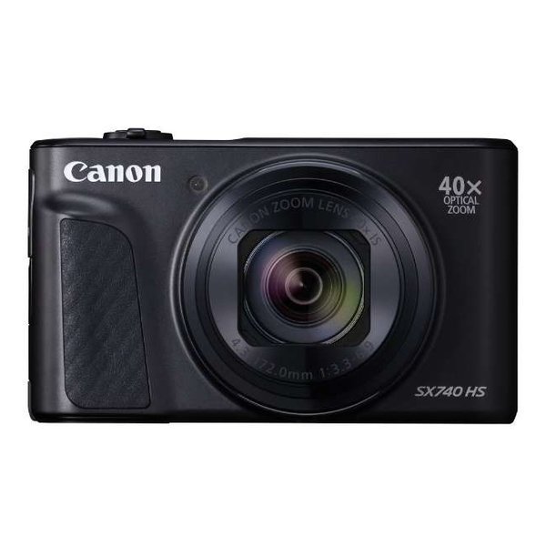 Canon キヤノンPowerShot SX740 HS ブラック PSSX740HS（BK）(2469083)送料無料