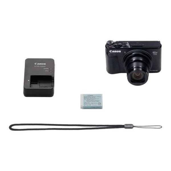 Canon キヤノンPowerShot SX740 HS ブラック PSSX740HS（BK）(2469083)送料無料