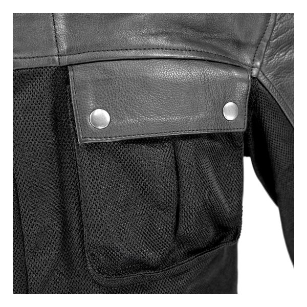 KOMINE コミネバイク用 JK-170 レザーメッシュロングジャケット オリーブ メンズ XL大きさ JK-170/OLIVE/XL(2589068)代引不可 貨物輸送無料