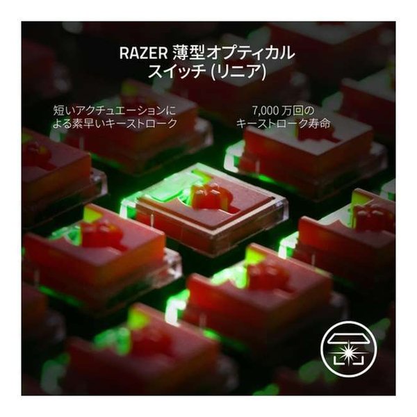 Razer レーザーDeathStalker V2 Pro Tenkeyless JP White Edition