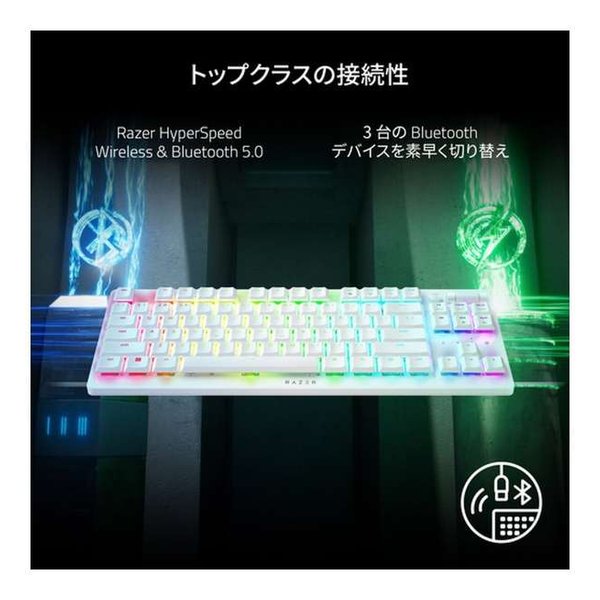 Razer レーザーDeathStalker V2 Pro Tenkeyless JP White Edition