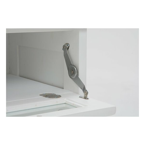 萩原 ハギハラサイドチェスト 幅約40cm 猫足 アンティーク調 ホワイト RCH-1231AW(2519633)代引不可_3